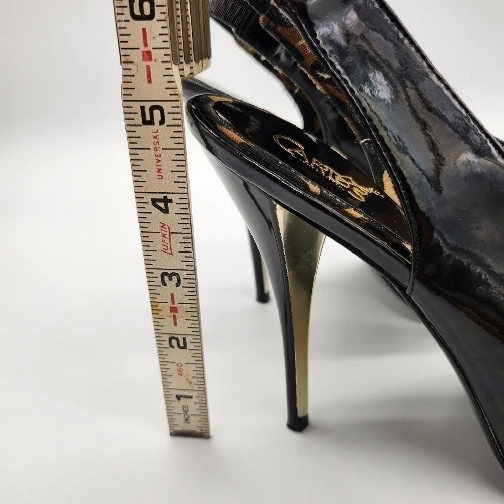 Carlos Santana Open-Toe Sandal Heels Size 8.5 Shoes